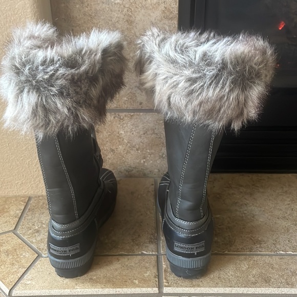 London Fog Women's Melton Cold Weather Tall Boot Women's Shoes - Picture 3 of 5
